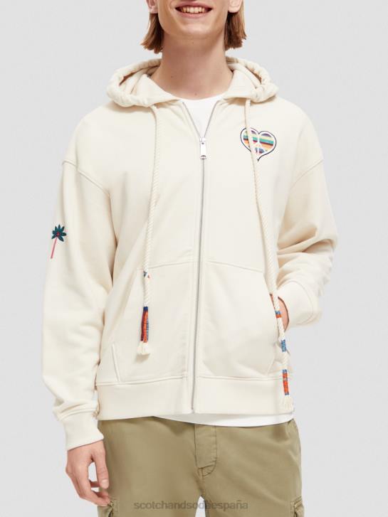sudaderas con capucha de born to love art V4ND221 ropa crudo Scotch Soda mujer V4ND221 SCOTCH SODA Espana fresco sin esfuerzo Sudadera Scotch and Soda para el explorador moderno